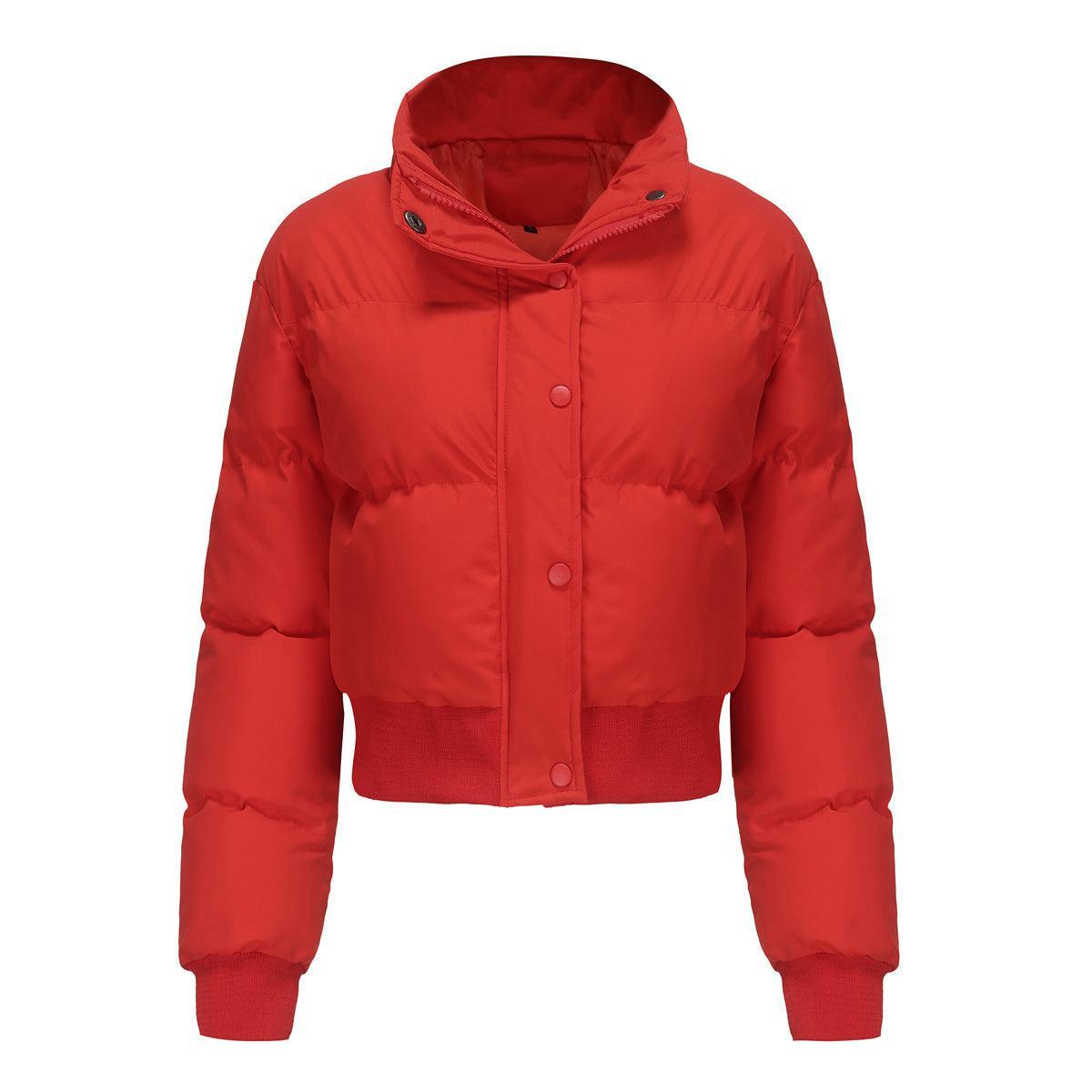 Short High - Collar Warm Coat - MRC STORETopMy StoreShort High - Collar Warm Coat - MRC STOREMRC STORECJJK213140128BYBright RedL