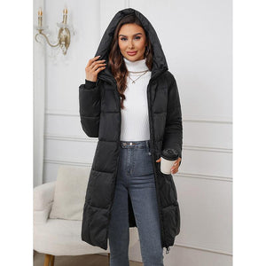 Mid Length Plus Size Hooded Cotton Coat - MRC STORETopMy StoreMid Length Plus Size Hooded Cotton Coat - MRC STOREMRC STORECJJK211344706FUBlack3XL