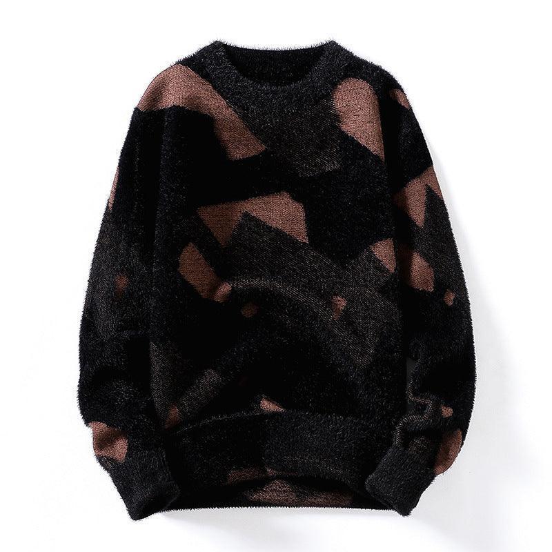 Asian Bay Anti - Mink Slim Fit Men's Knitted Pullover Sweater - MRC STORETopMy StoreAsian Bay Anti - Mink Slim Fit Men's Knitted Pullover Sweater - MRC STOREMRC STORECJYD213616714NMBlack2XL