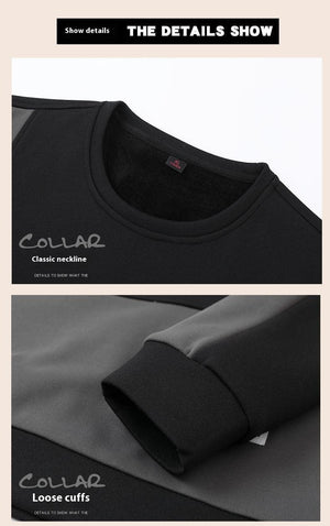 Composite Stitching Contrast Color Sweatshirt - MRC STORETopMy StoreComposite Stitching Contrast Color Sweatshirt - MRC STOREMRC STORECJWY210429318RIGray And Blue2XL