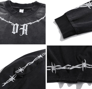 Guochao High Street Gradient Streetwear T-Shirt - MRC STORETopMy StoreGuochao High Street Gradient Streetwear T-Shirt - MRC STOREMRC STORECJYH169189305EVBlack2XL