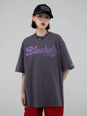 Loose Fit Cotton Short Sleeve T-shirt - MRC STORETopMy StoreLoose Fit Cotton Short Sleeve T-shirt - MRC STOREMRC STORECJYH172029108HSBlack2XL