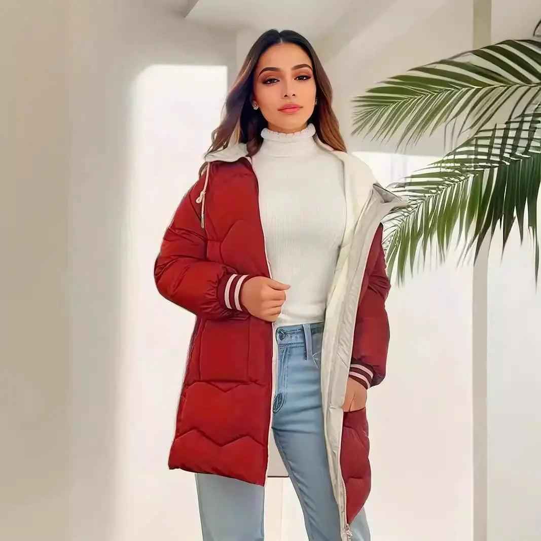 Cozy Cotton Padded Jacket - MRC STOREtopMy StoreCozy Cotton Padded JacketMRC STORECJJK209788303CXBlackL