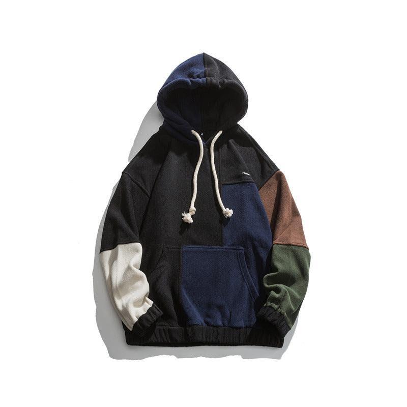 Fashion Brand Retro Multicolor Personalized Hooded Sweater - MRC STORETopMy StoreFashion Brand Retro Multicolor Personalized Hooded Sweater - MRC STOREMRC STORECJWY198477502BYBlackL
