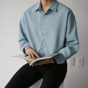 Fashionable Loose Casual Shirt - MRC STORETopMy StoreFashionable Loose Casual Shirt - MRC STOREMRC STORECJDS169655911KPBlackL