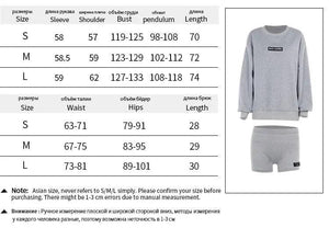High Waist Printed Tight Shorts & Long Sleeve Top Set - MRC STORETopMy StoreHigh Waist Printed Tight Shorts & Long Sleeve Top Set - MRC STOREMRC STORECJLS211707003CXBlackL