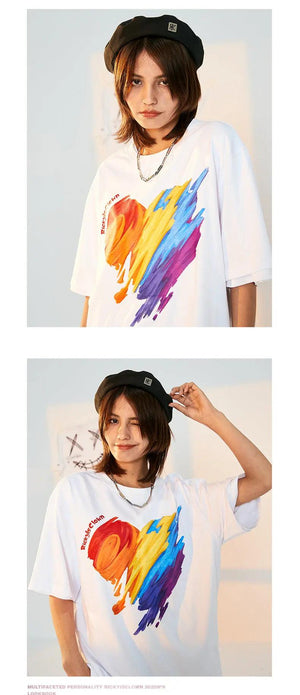 Rainbow Love Graffiti Tee - MRC STORETopMy StoreRainbow Love Graffiti Tee - MRC STOREMRC STORECJYH139173603CXPinkL