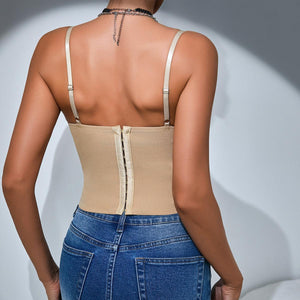 Sheer Mesh Stitching Lace Backless Fishbone Vest – Ultra Short Floral Design - MRC STORETopMy StoreSheer Mesh Stitching Lace Backless Fishbone Vest – Ultra Short Floral Design - MRC STOREMRC STORECJCS223544406FUKhakiL