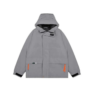 Street Windproof Hooded Cotton Jacket - MRC STORETopMy StoreKhaki Green Street Windproof Hooded Cotton Jacket - MRC STOREMRC STORECJYR165417008HSGreyL