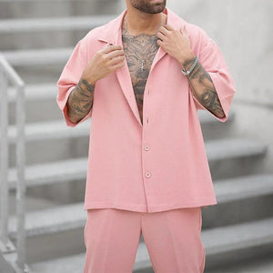 Summer Casual Shirt & Pants Set - MRC STORETopMy StoreSummer Casual Shirt & Pants Set - MRC STOREMRC STORECJTW179991503CXPinkL