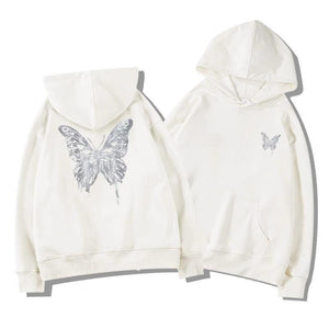 American Retro Butterfly Hoodie - MRC STORETopMy StoreAmerican Retro Butterfly Hoodie - MRC STOREMRC STORECJWY199943420TGWine Red With Velvet2XL