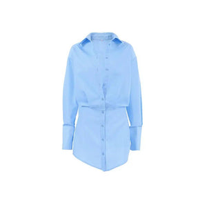 Slim Fit Sheath Shirt Dress - MRC STORETopMy StoreSlim Fit Sheath Shirt Dress - MRC STOREMRC STORECJLY208491503CXBlueL