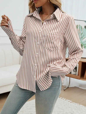 Striped Commuter Cardigan - MRC STORETopMy StoreStriped Commuter CardiganMRC STORECJYD210338111KPDark BlueL