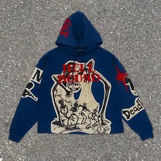 Vintage Gothic Loose Fit Hoodie - MRC STORETopMy StoreVintage Gothic Loose Fit Hoodie - MRC STOREMRC STORECJWY199305006FUBlueL