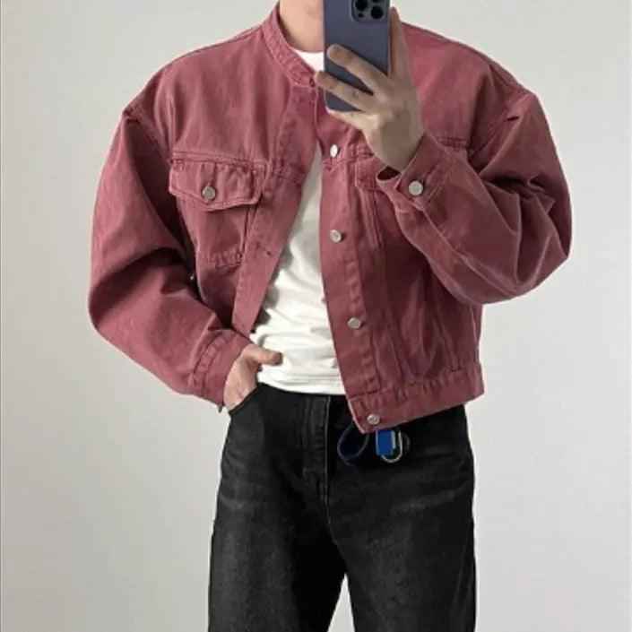 Lapel Loose Denim Jacket - MRC STORETopMy StoreLapel Loose Denim JacketMRC STORECJXZ208300512LOCharcoal Gray2XL