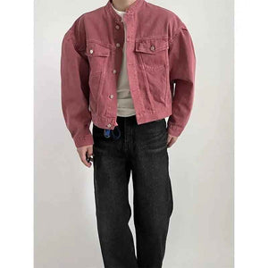 Lapel Loose Denim Jacket - MRC STORETopMy StoreLapel Loose Denim JacketMRC STORECJXZ208300512LOCharcoal Gray2XL