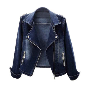 Slim Fit Denim Coat - MRC STORETopMy StoreSlim Fit Denim CoatMRC STORECJQB211049711KPLight Blue2XL