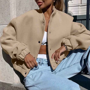 Loose Woolen Coat - MRC STORETopMy StoreLoose Woolen CoatMRC STORECJQB210713803CXKhakiL