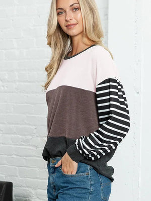 Striped Splicing Knit sweater - MRC STORETopMy StoreStriped Splicing Knit sweater - MRC STOREMRC STORECJMY197783803CXLC25123051 ColorL