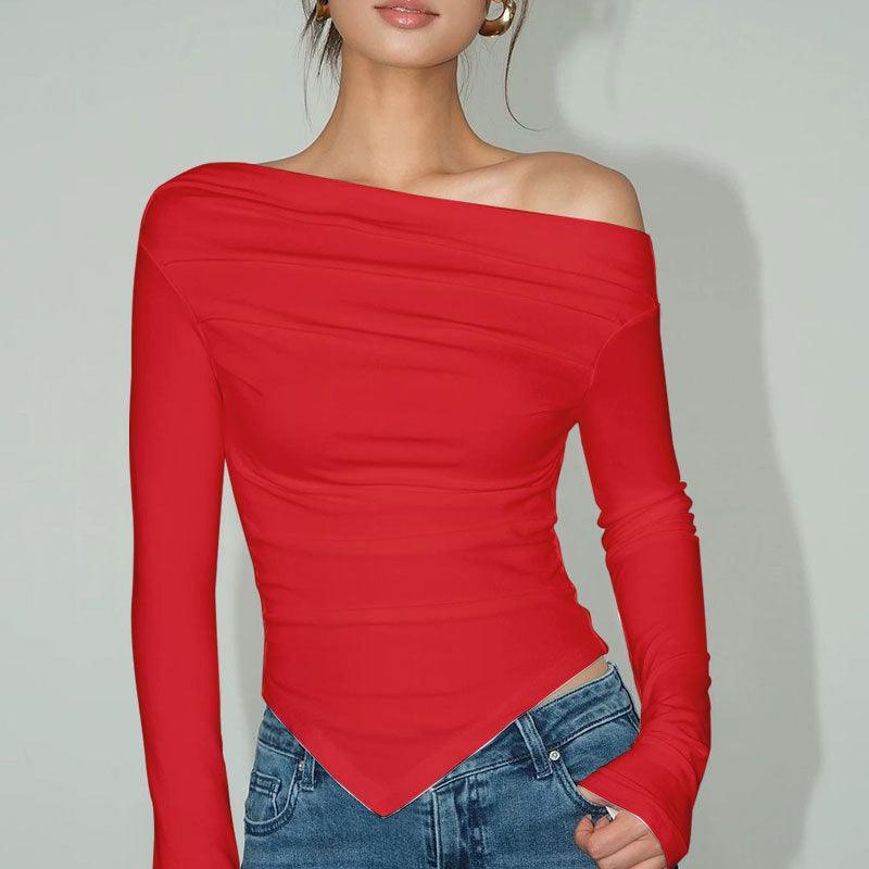 Trendy Street Fashion Long Sleeve - MRC STORETopMy StoreTrendy Street Fashion Long Sleeve - MRC STOREMRC STORECJCS212545603CXRedL