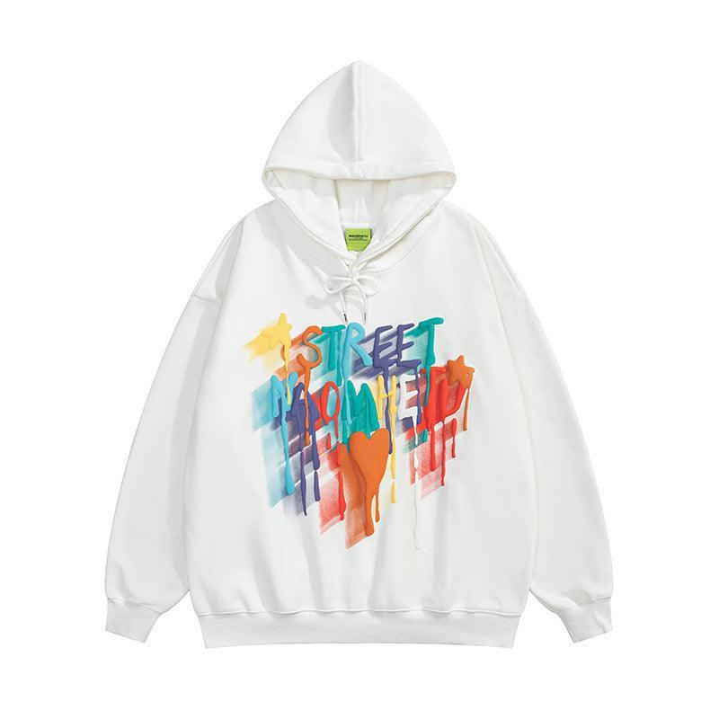 Couple Loose Long Sleeved Hooded Sweatshirt - MRC STORETopMy StoreCouple Loose Long Sleeved Hooded Sweatshirt - MRC STOREMRC STORECJWY194271303CXWhiteL