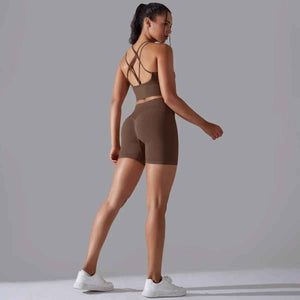 Seamless Yoga Clothes Suit - MRC STOREyoga clothesMy StoreSeamless Yoga Clothes SuitMRC STORECJDK209333906FUChestnutL