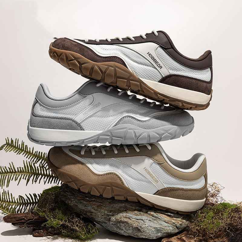 Wide-toe Shoes For Spring And Autumn Outdoor Sneakers With A Durable Soft Sole