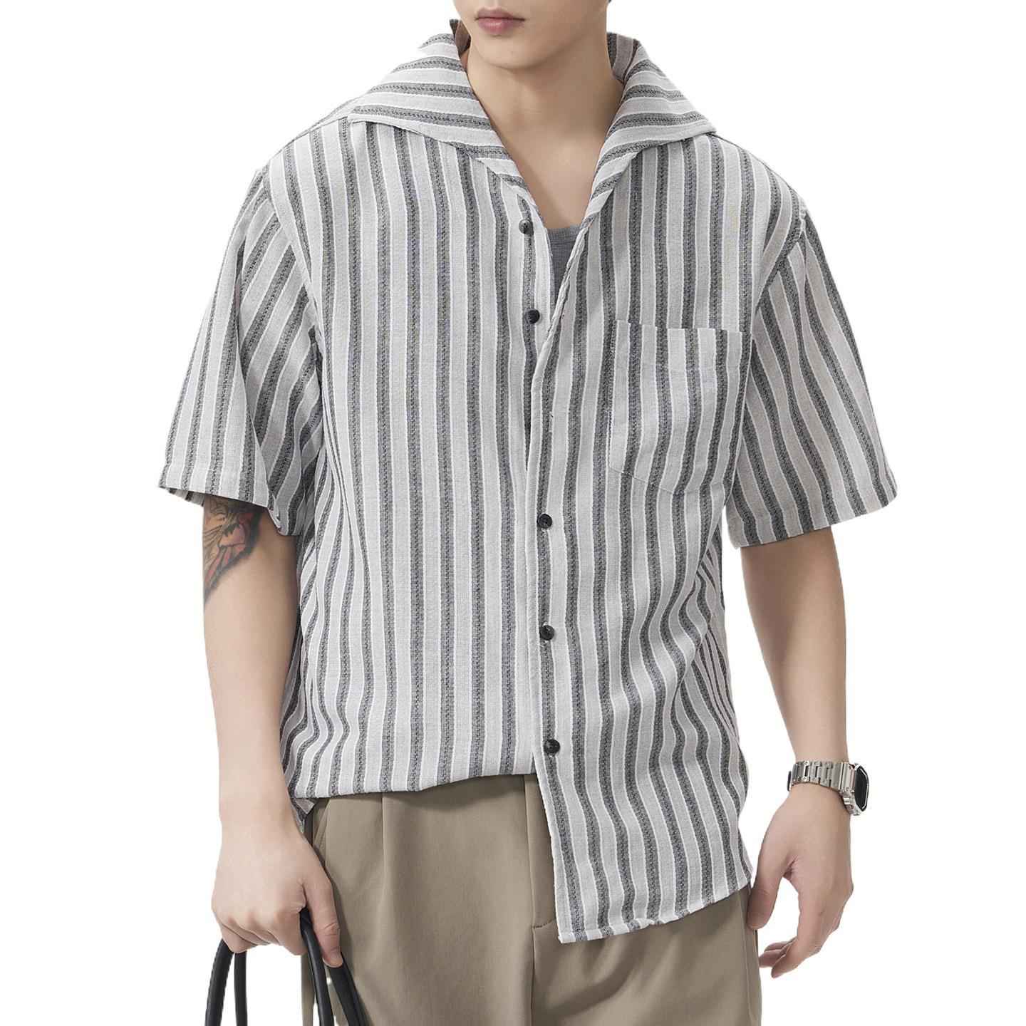 Retro Loose Short Sleeve Shirt