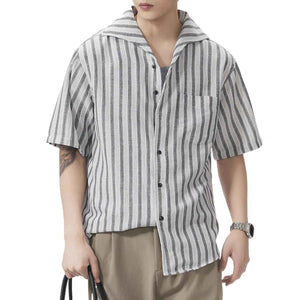 Retro Loose Short Sleeve Shirt