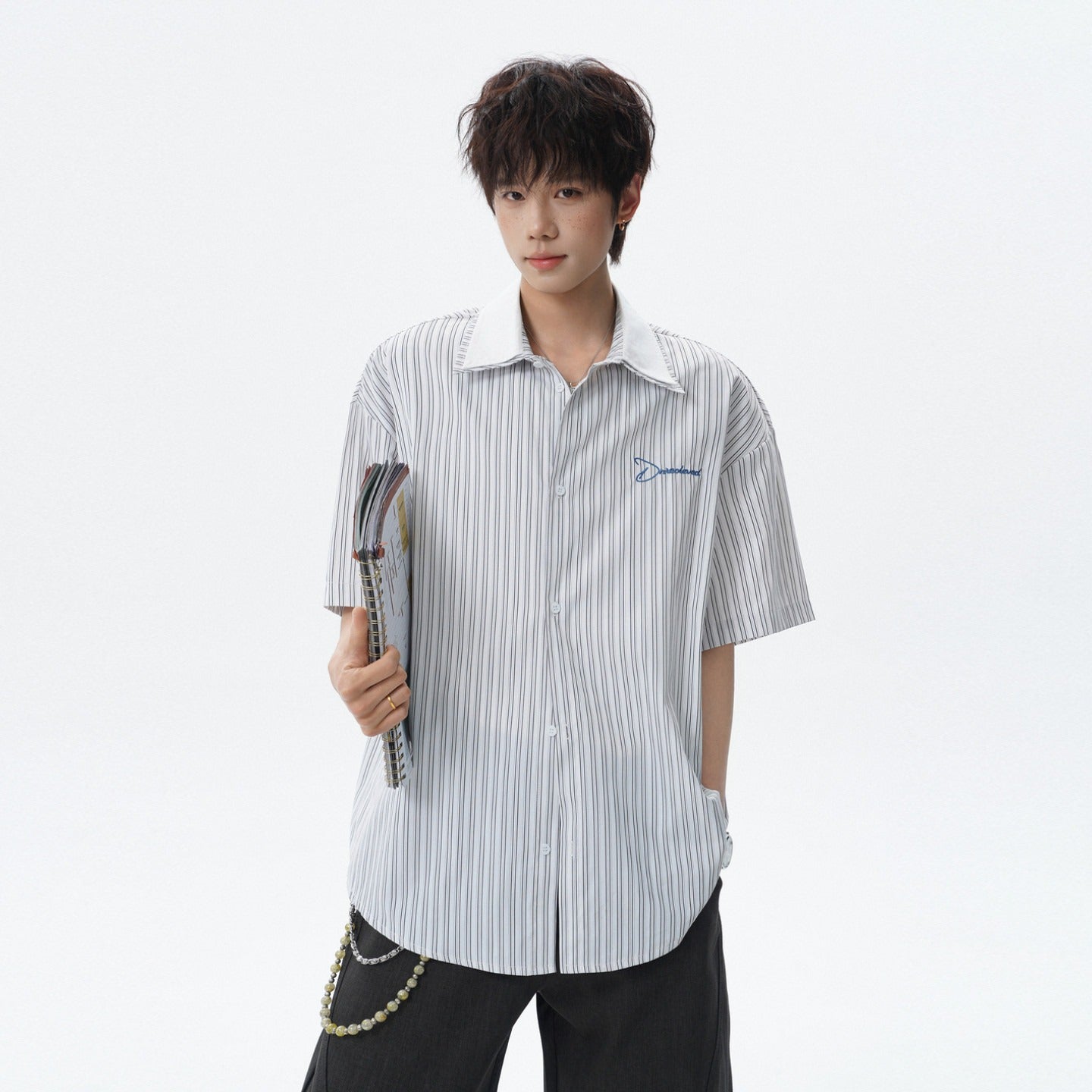 Loose Casual Couple Short Sleeve College Style Versatile Outerwear eprolo 