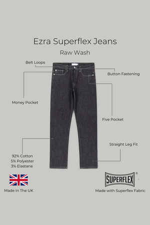 Ezra Jean - Raw Wash Superflex Wear London 