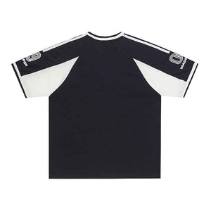 Number 09 Splicing Short Sleeve
