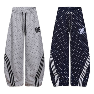Three-Stripe Loose Slimming Wide-Leg Casual Sweatpants eprolo 