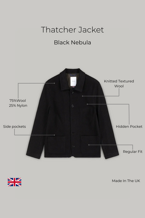 Thatcher Jacket - Black Nebula Wear London 