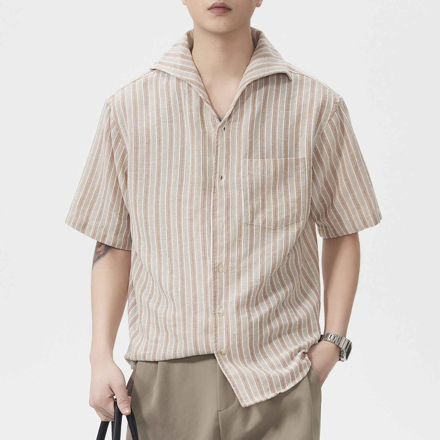 Retro Loose Short Sleeve Shirt