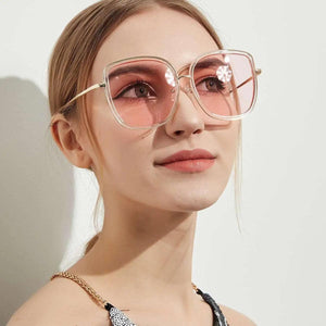 Big Square Vintage Sunglasses with Transparent Frame - MRC STOREAccessoriesMRC StoreBig Square Vintage Sunglasses with Transparent Frame - MRC STOREMRC STORECJNSFSCF00073-BlackBlack