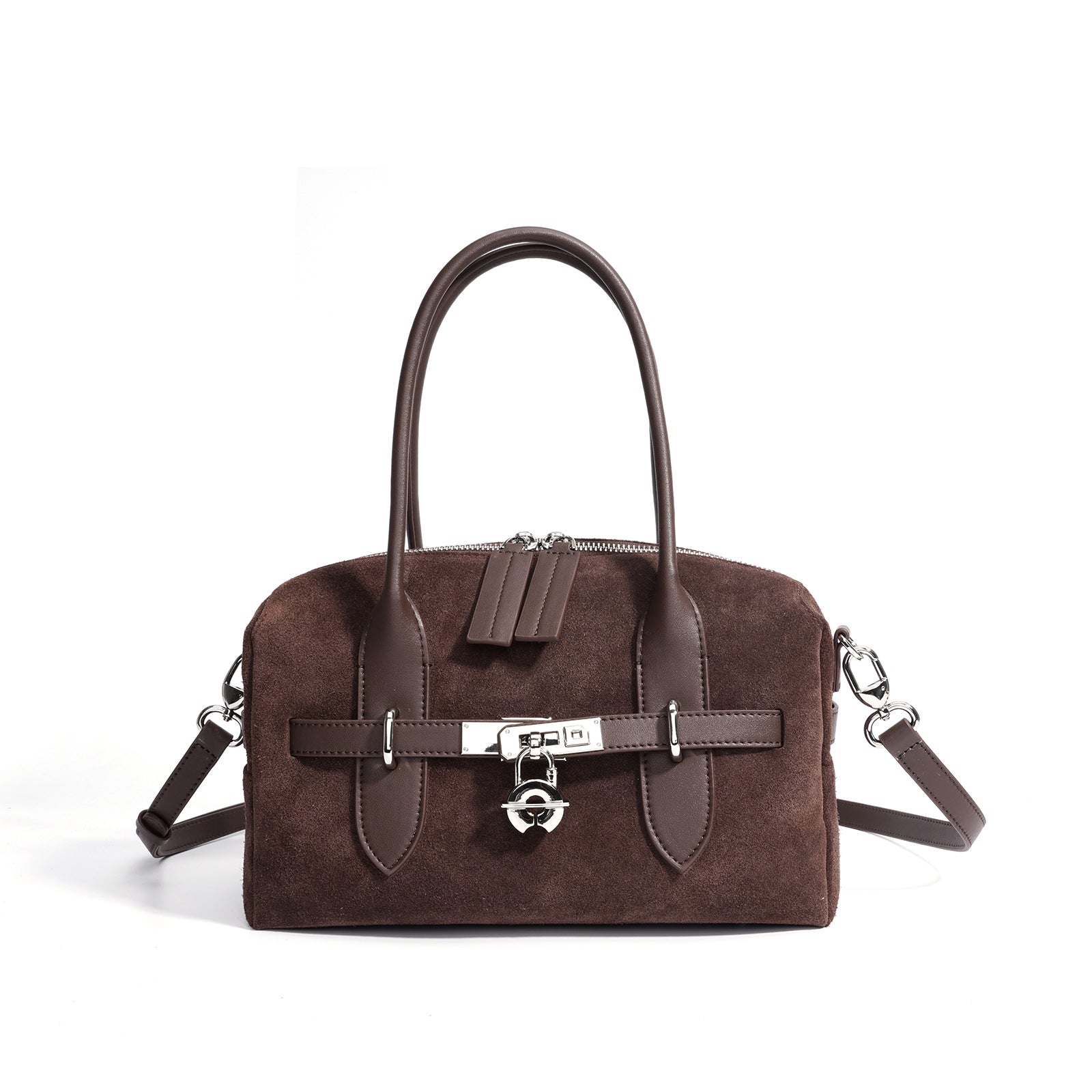 Frosted Color - Block Luxury Suede Shoulder Bag - MRC STOREAccessoriesMRC STOREFrosted Color - Block Luxury Suede Shoulder Bag MRC STORE  140.00MRC STORECJNS258543601AZMocha