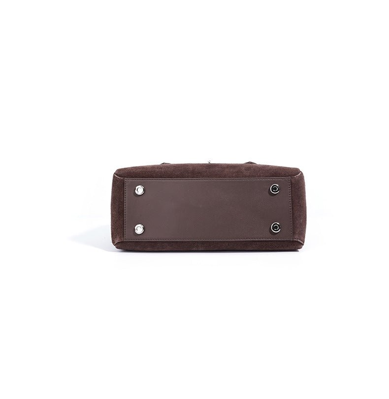 Frosted Color - Block Luxury Suede Shoulder Bag - MRC STOREAccessoriesMRC STOREFrosted Color - Block Luxury Suede Shoulder Bag MRC STORE MRC STORECJNS258543601AZMocha