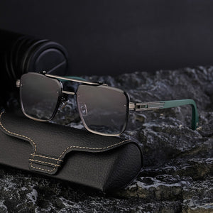 Retro Square-Frame Sunglasses - MRC WEAR 
