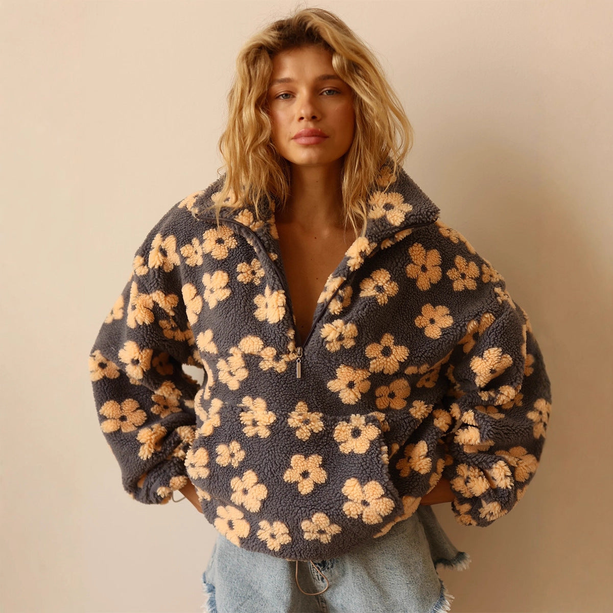 Winter Flowers Sweatshirt - MRC WEAR 