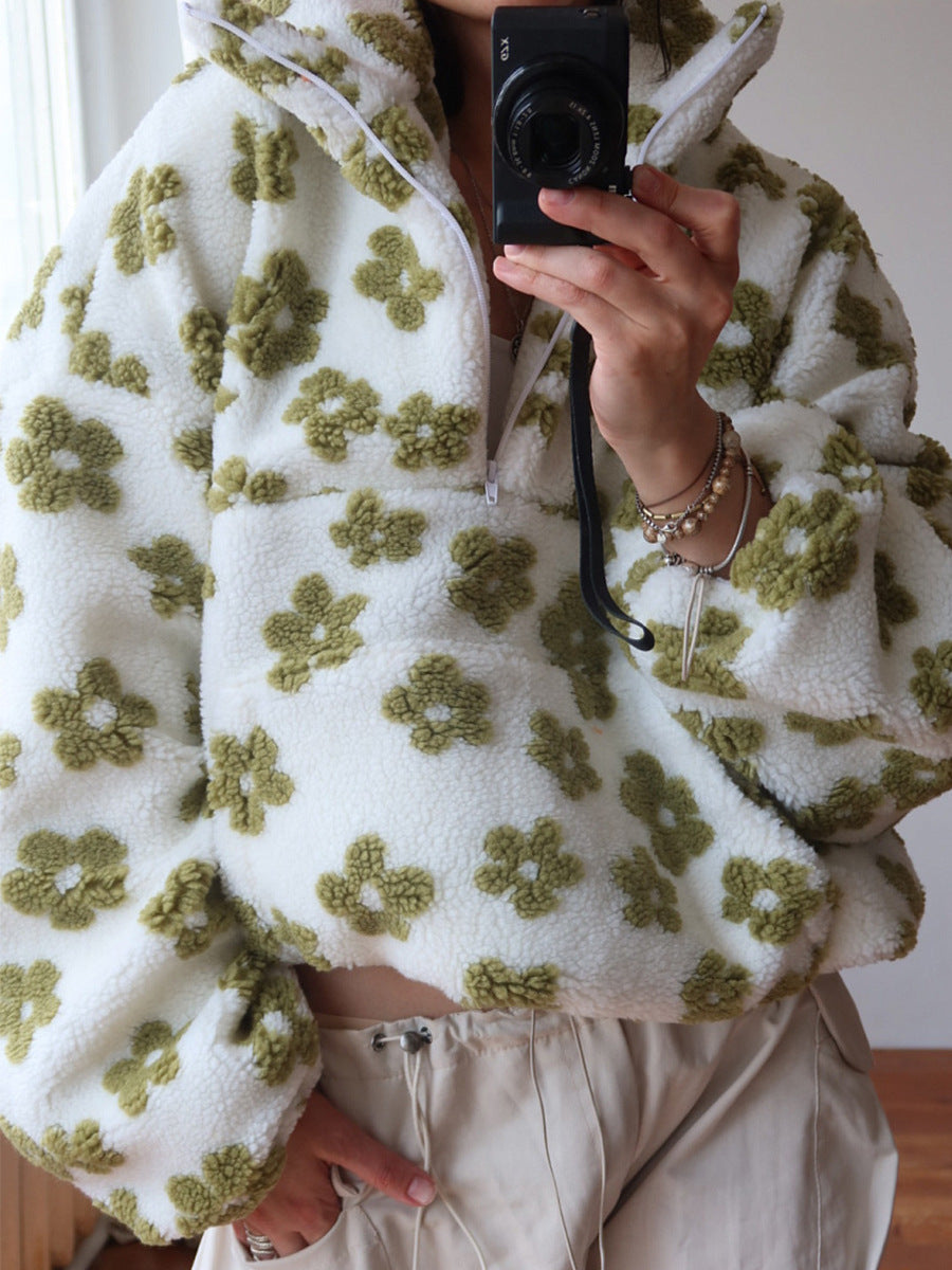 Winter Flowers Sweatshirt - MRC WEAR 
