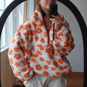 Winter Flowers Sweatshirt - MRC WEAR 
