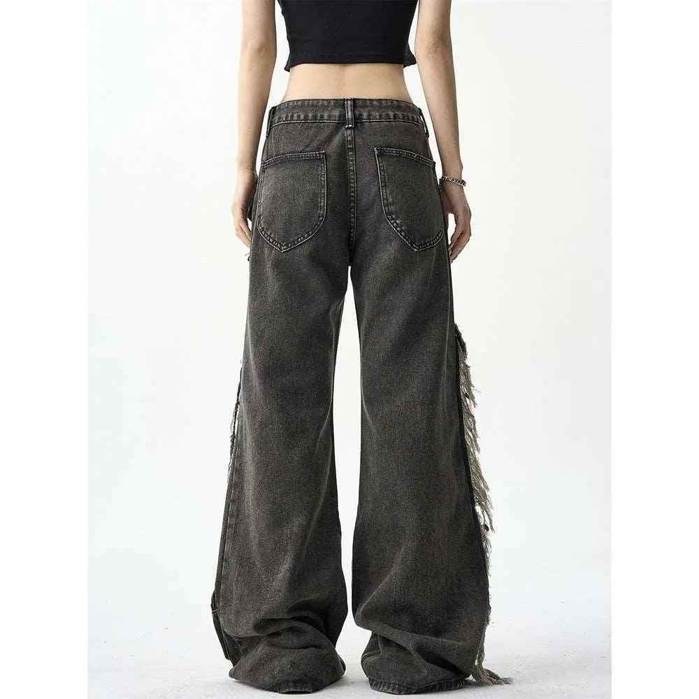 American Ripped Cargo Jeans - MRC STOREbottomsMRC StoreAmerican Ripped Cargo JeansMRC STORECJNZ208412705EVBlack2XL