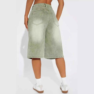 Adjustable Double - Belt Jeans - MRC STOREbottomsMRC StoreAdjustable Double - Belt JeansMRC STORECJNZ210247603CXGreenL