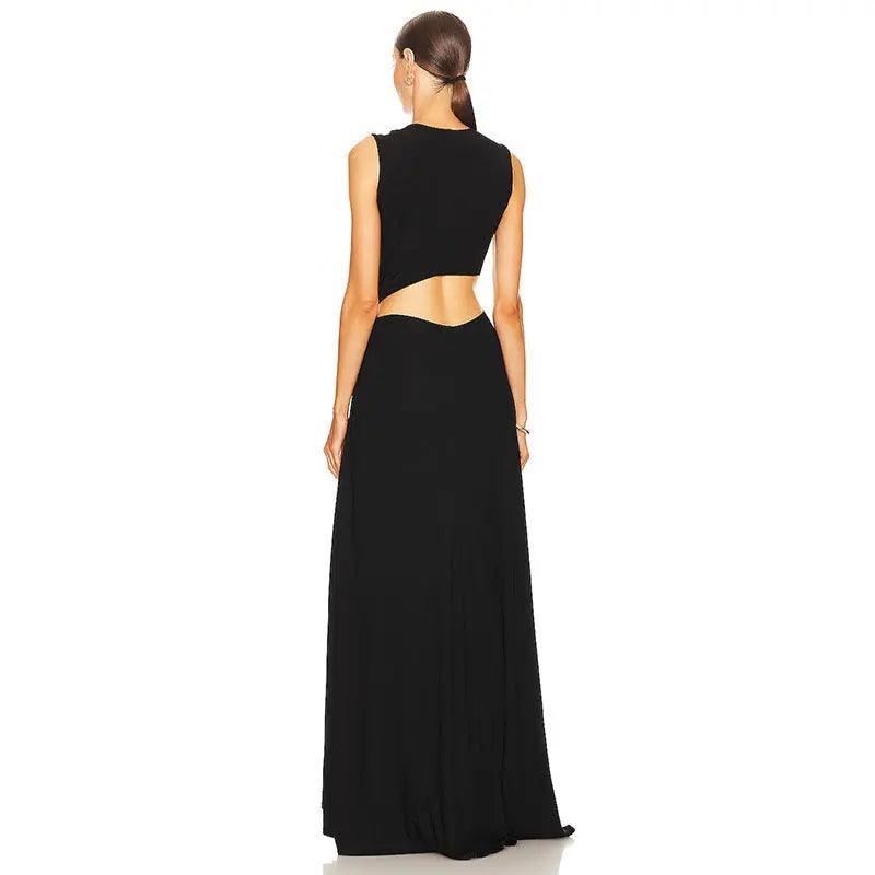 V - neck Slim Fit Dress - MRC STOREclothesMRC STOREV - neck Slim Fit Dress - MRC STOREMRC STORECJLY202458503CXBlackL