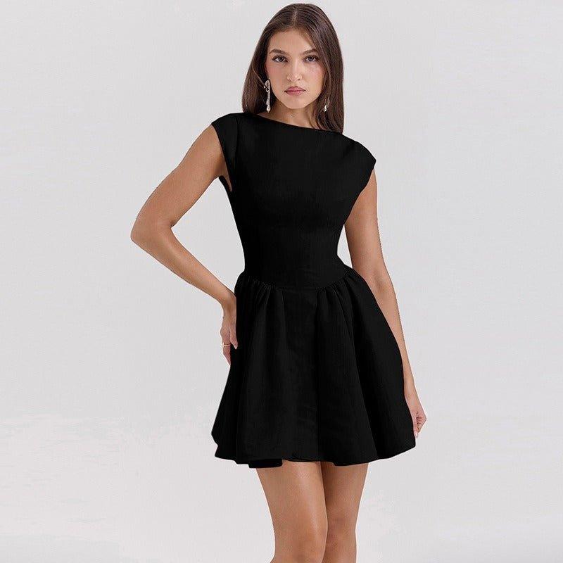 Backless Lace Up Dress – Chic and Elegant High Waist Design - MRC STOREDressMRC STOREWomen's Backless Lace Up Dress – Chic and Elegant High Waist Design - MRC STOREMRC STORECJLY223757406FUBlackL
