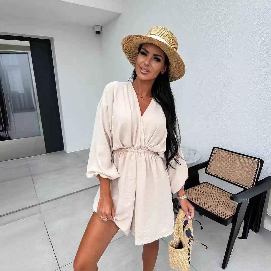 V - Neck Waist - Defining Dress - MRC STOREDressMRC STOREV - Neck Waist - Defining DressMRC STORECJLY208808603CXBlackL