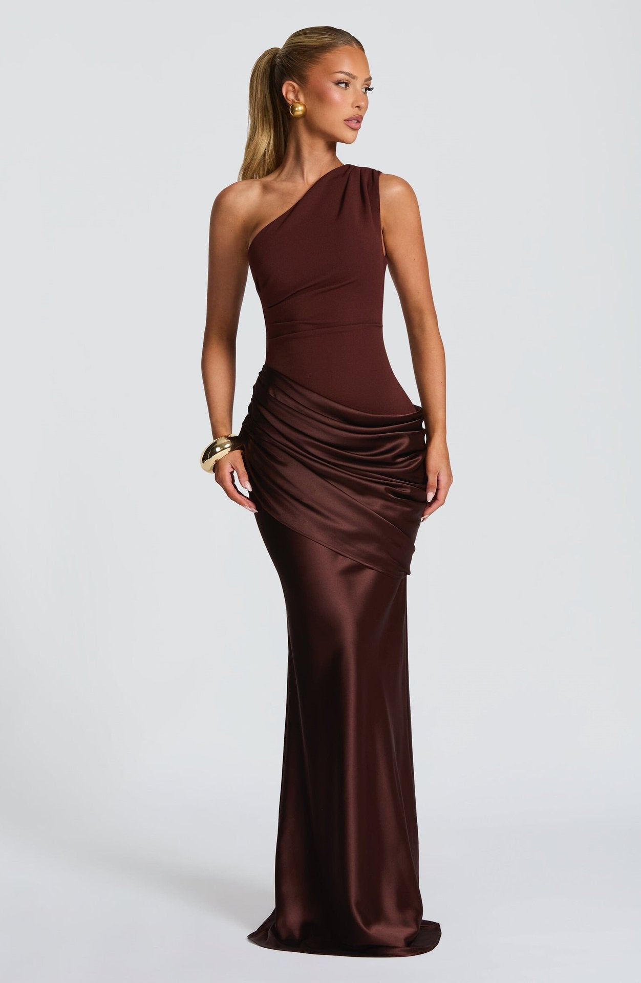 Slim - Fit Satin Mermaid Long Sleeve Dress - MRC STOREDressMRC STORESlim - Fit Satin Mermaid Long Sleeve Dress MRC STORE MRC STORECJLY261178706FUNavy BlueL