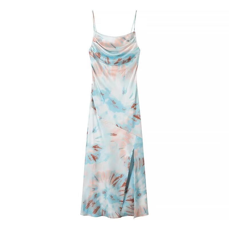 Elegant Pleated Print Camisole Maxi Dress - MRC STOREDressMRC STOREElegant Pleated Print Camisole Maxi Dress MRC STORE MRC STORECJLY261172703CXFloral PatternL