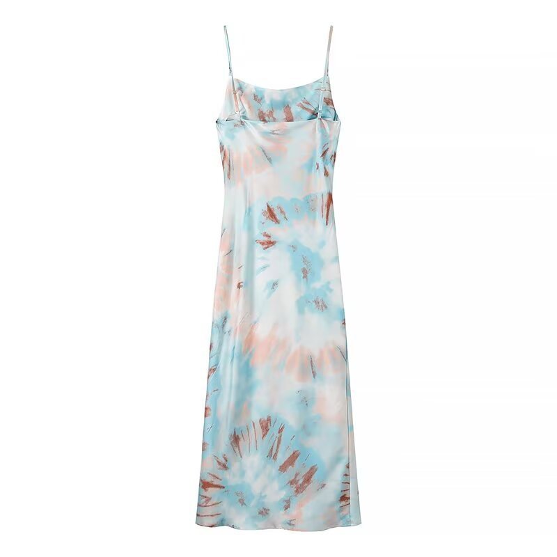 Elegant Pleated Print Camisole Maxi Dress - MRC STOREDressMRC STOREElegant Pleated Print Camisole Maxi Dress MRC STORE MRC STORECJLY261172703CXFloral PatternL